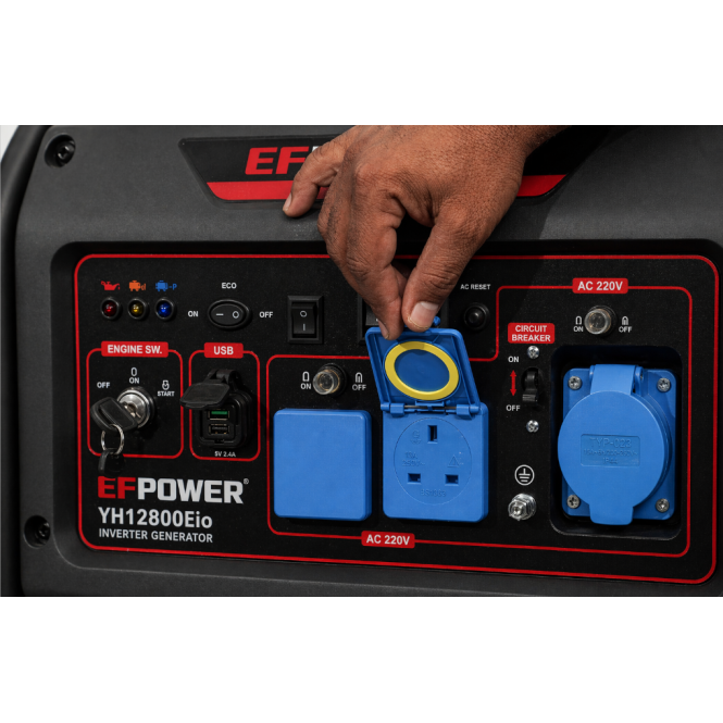 مولد كهرب بنزين 11 كيلو  EF power 12800 انفرتر بنزين صيني 
