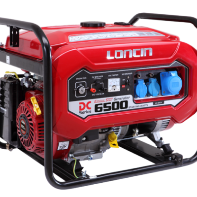  GASOLINE GENERATOR  5.5 kW LC6500DCS- Loncin -Handle