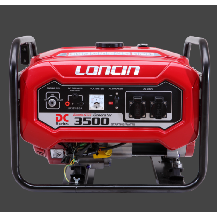 مولد كهرباء  3.3 كيلو واط  -  لونسن  - بنزين LC3500D-DCS يدوي ,سلف