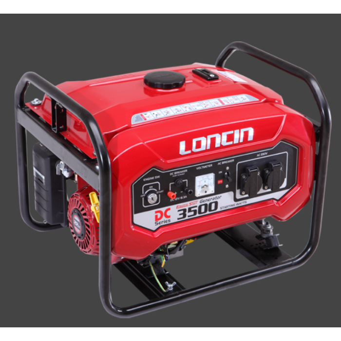 مولد كهرباء  3.3 كيلو واط  -  لونسن  - بنزين LC3500D-DCS يدوي ,سلف