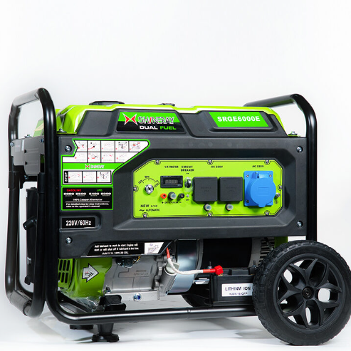 مولد كهرباء 6 كيلو واط بنزين & غاز  شاينري SRGE6000E - سلف 