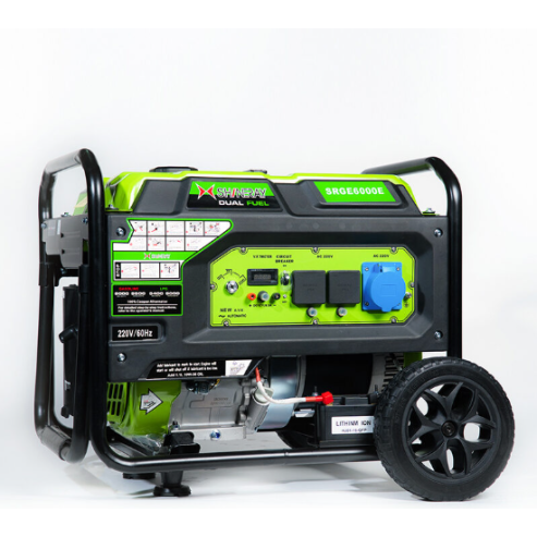 مولد كهرباء 6 كيلو واط بنزين & غاز  شاينري SRGE6000E - سلف 