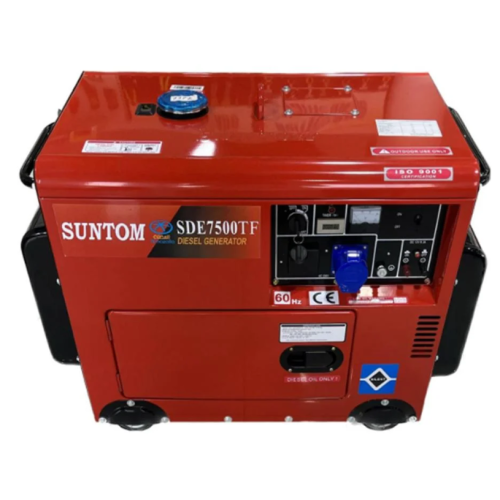  مولد كهرباء ديزل سانتوم7.5 كيلو واط  كاتم SDE7500 TF 