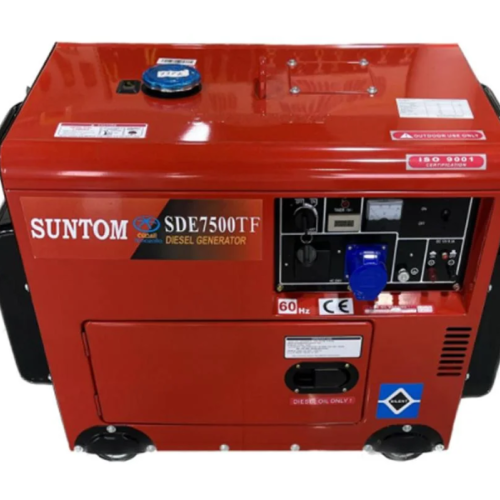  مولد كهرباء ديزل سانتوم7.5 كيلو واط  كاتم SDE7500 TF 