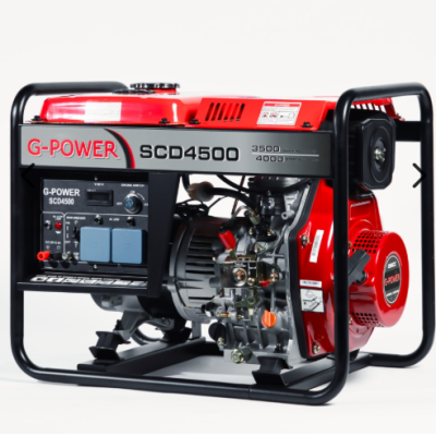 مولد كهرباء 4.5 كيلو واط ديزل جي باور SCD4500 - سلف