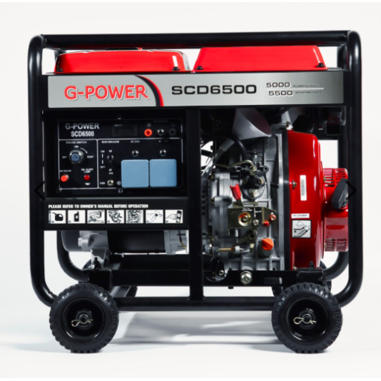 مولد كهرباء 6.5 كيلو واط ديزل جي باور SCD6500 سلف