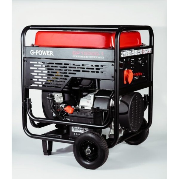 مولد كهرباء 14 كيلو واط بنزين جي باور GP15000-1